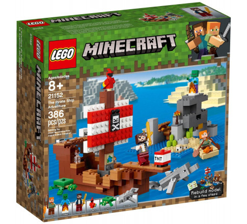 Đồ chơi lắp ráp Lego Minecraft 21152 - Thuyền Hải Tặc Minecraft