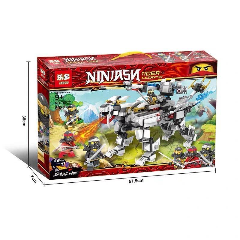 Đồ chơi lắp ráp lego Ninjago rồng LEDUO 76022