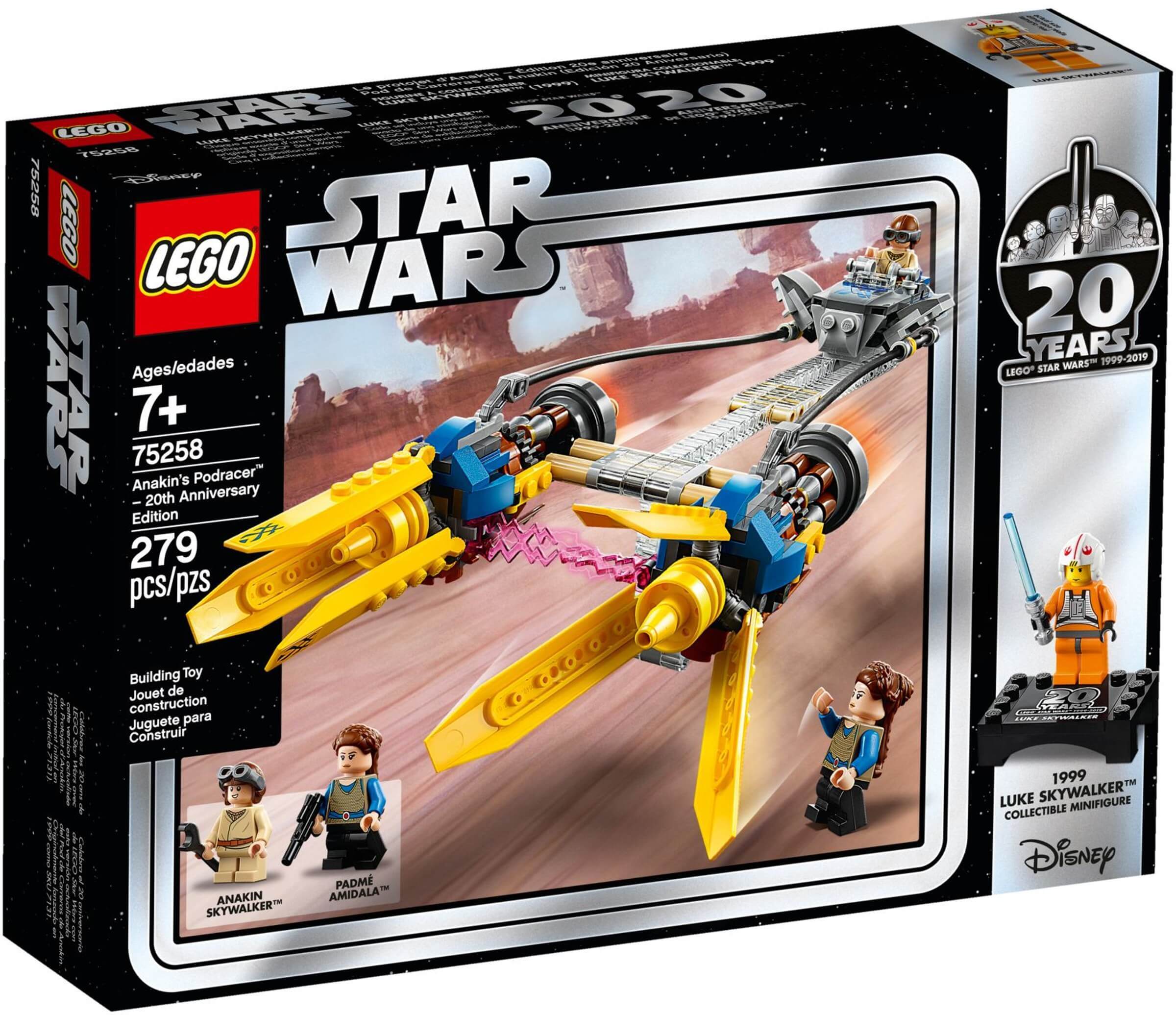 Đồ chơi lắp ráp Lego Star Wars 75258 - Xe đua phản lực của Anakin