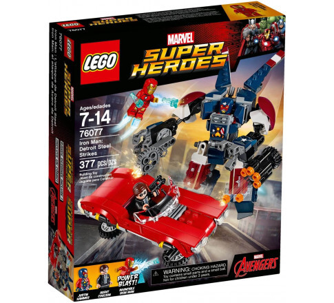 Đồ chơi lắp ráp Lego Super Heroes 76077 - Iron Man Detroit Steel trỗi dậy