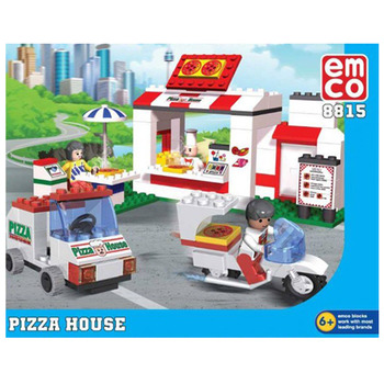 Đồ chơi lắp ráp Tiệm Pizza Emco 8815