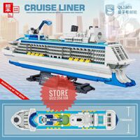 Đồ chơi lắp ráp ZHEGAO QL1808 - Du thuyền lượng tử