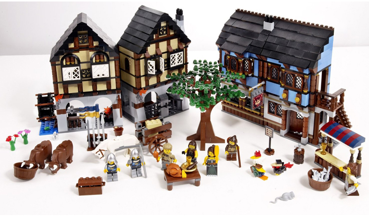 Đồ chơi lego Chợ làng Trung Cổ 10193