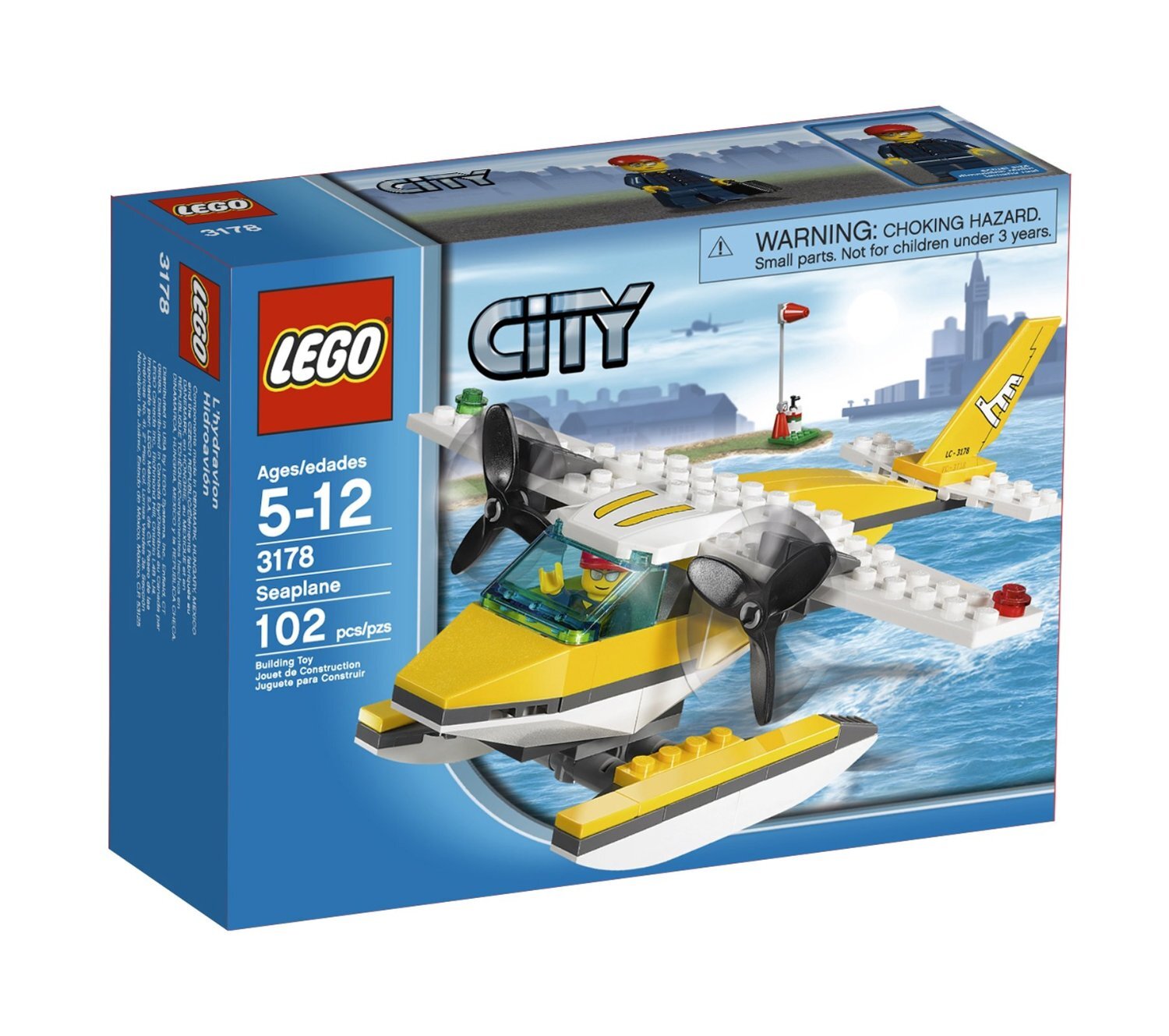 Bộ xếp hình Thủy phi cơ Lego City 3178