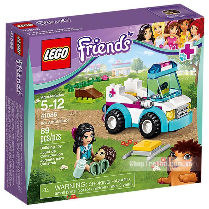 Bộ lắp ráp Xe cấp cứu thú nuôi Lego Friends 41086