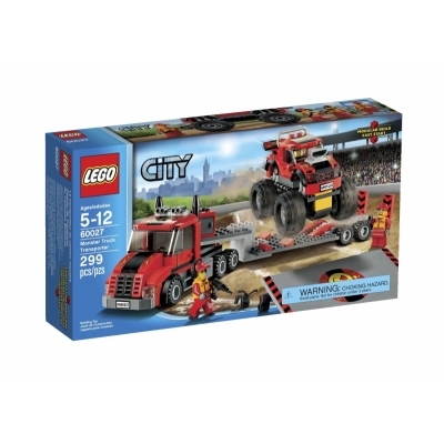 Bộ xếp hình Xe tải vận chuyển quái vật Lego City 60027