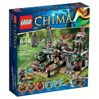 Bộ xếp hình Đấm lầy cá sấu Lego Chima 70014