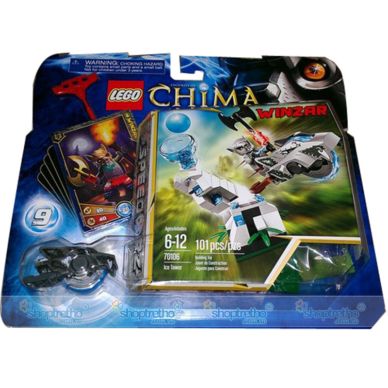 Bộ xếp hình Chima tháp băng Lego Chima 70106