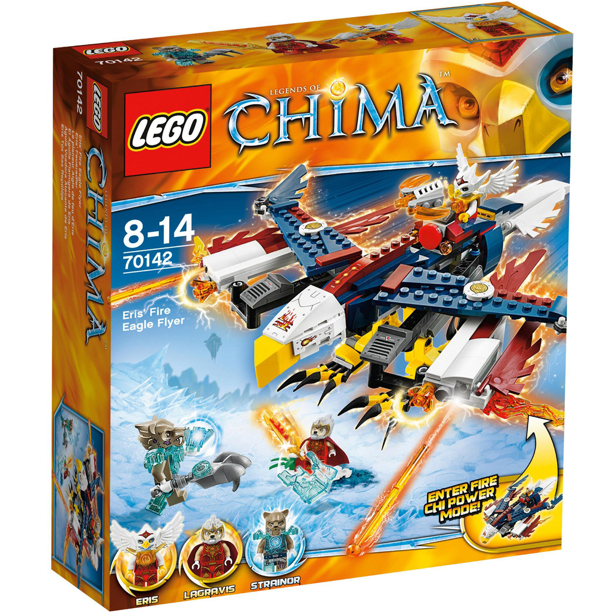 Mô hình Máy bay chiến đấu lửa của Eris Lego Chima 70142
