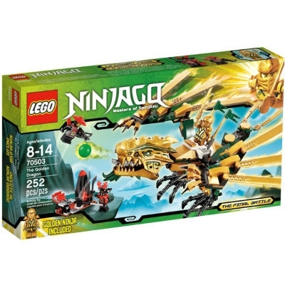 Bộ xếp hình Ninjago rồng vàng Lego 70503