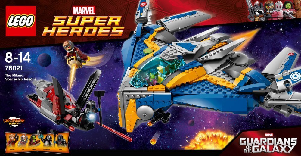 Mô hình Giải cứu phi thuyền Milano Lego Super Heroes 76021