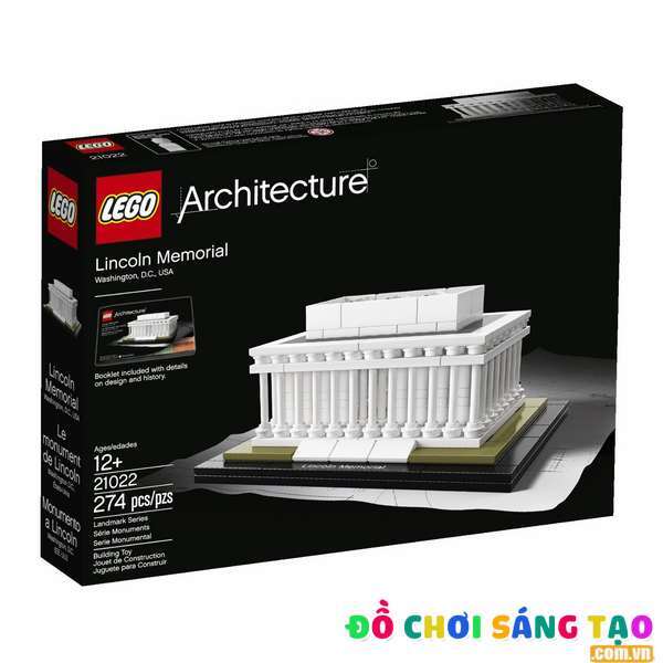 Đồ Chơi Lego Architecture 21022 Đài Tưởng Niệm Lincoln