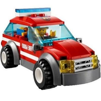 Đồ chơi Xếp hình xe hơi đội trưởng cứu hỏa Lego Brand 60001