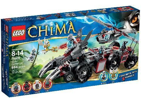 Bộ xếp hình sào huyệt bộ tộc Sói Lego Chima 70009