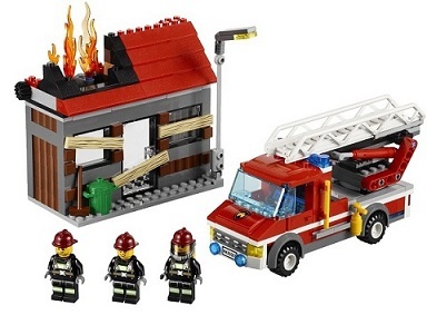Bộ xếp hình cứu hỏa khẩn cấp Lego City 60003