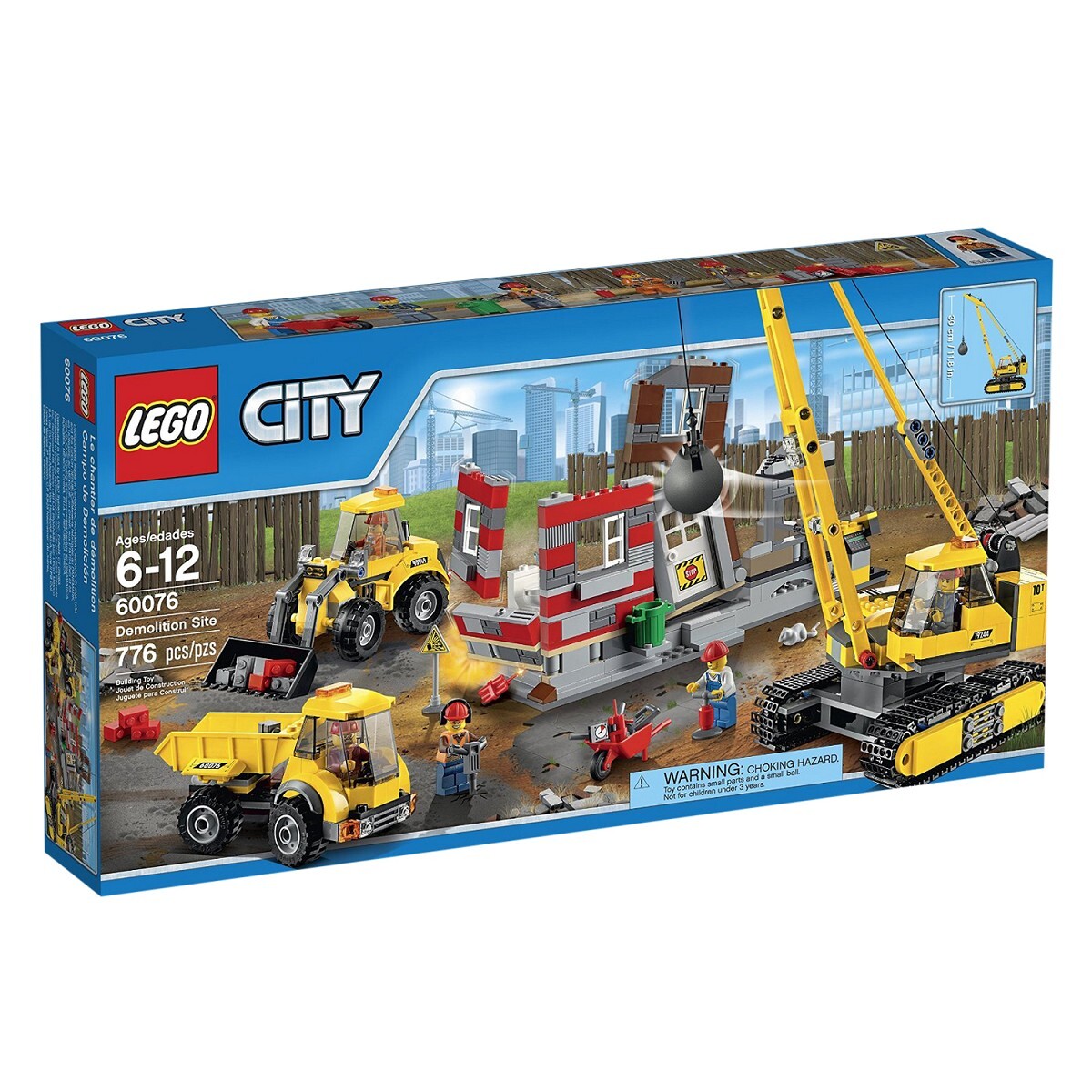 Đồ chơi Lego City - Công trường xây dựng Building site 60076