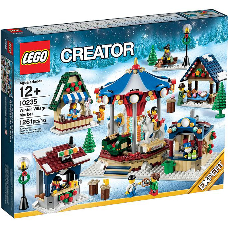 Bộ xếp hình Chợ làng mùa Đông Lego Creater 10235