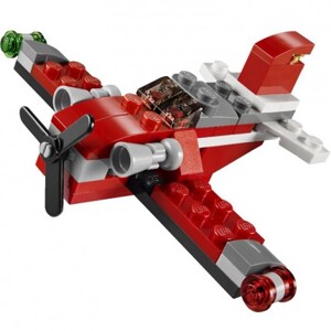 Mô hình Máy bay thần sấm siêu tốc đỏ LEGO Creater 31013