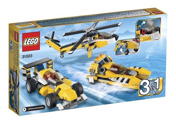 Đồ chơi LEGO Creator 31023 - Tay đua vàng