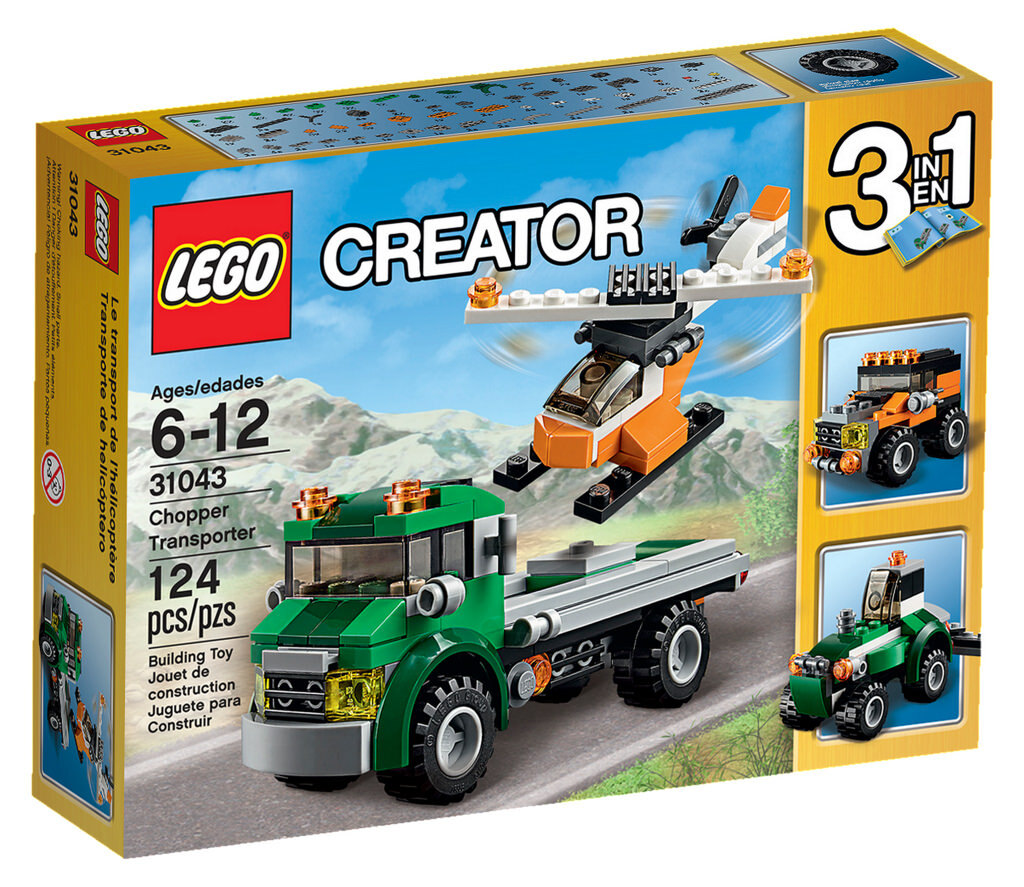 Đồ chơi Lego Creator 31043 - Xe vận chuyển trực thăng