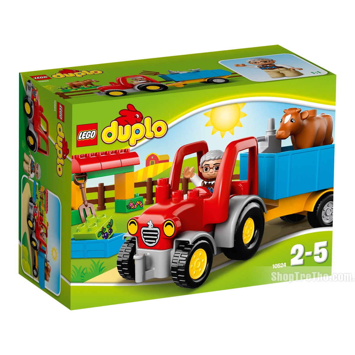 Mô hình Xe kéo nông trại Lego Duplo 10524