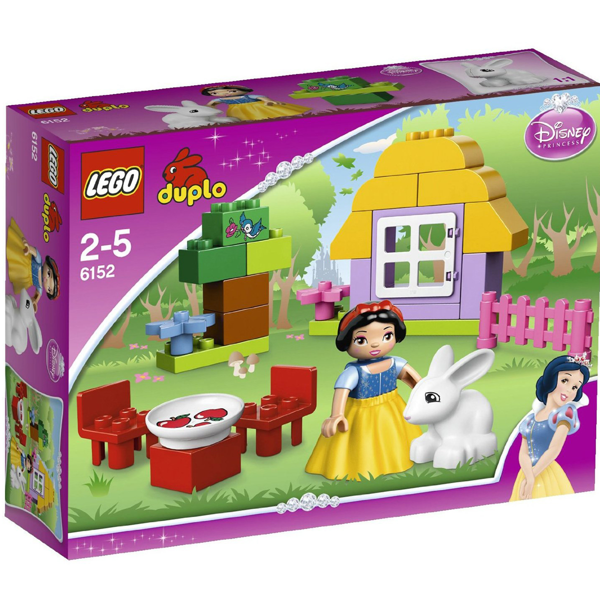 Bộ lắp ráp ngôi nhà của Bạch Tuyết Lego Duplo 6152