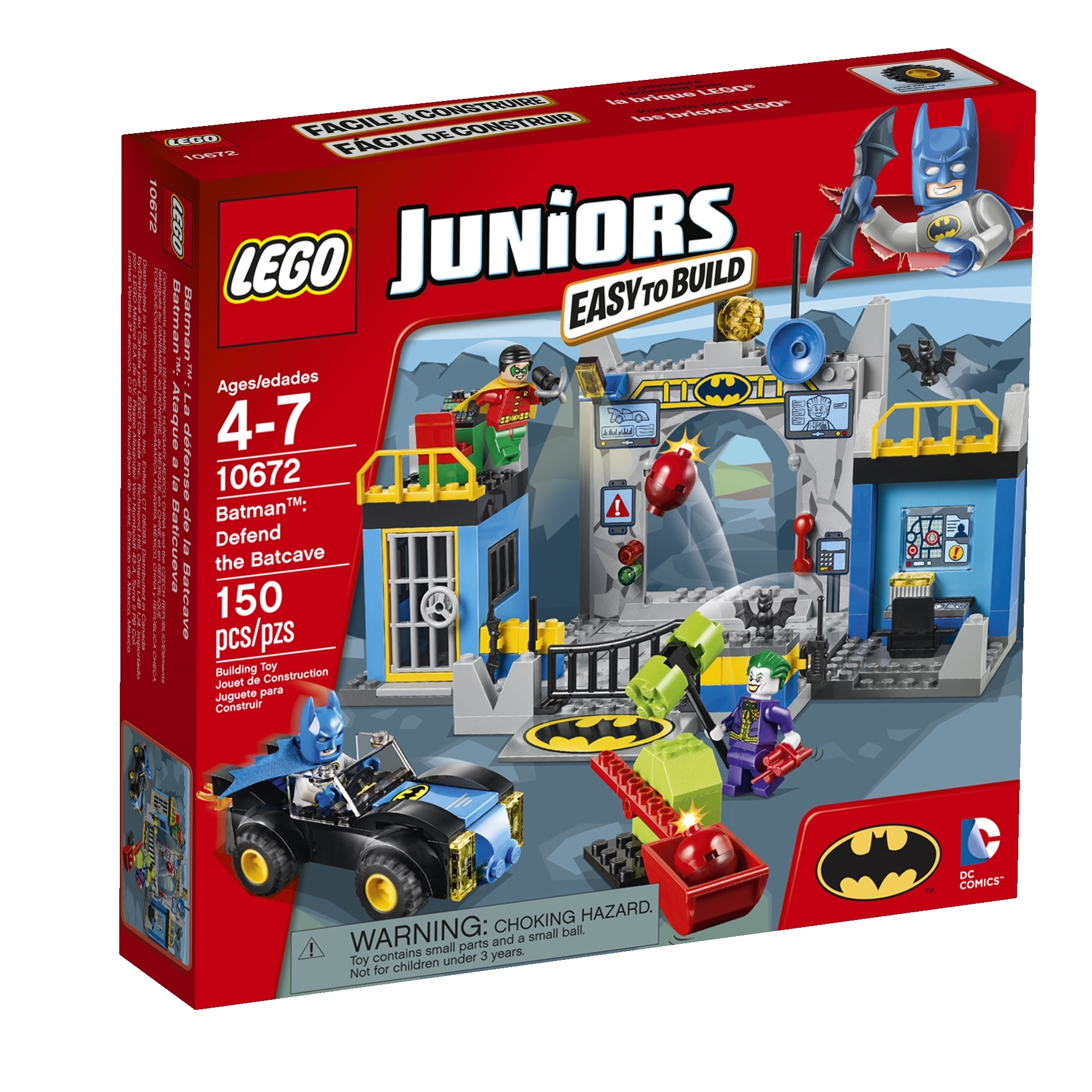 Bộ xếp hình Bảo vệ hang dơi Lego Juniors 10672