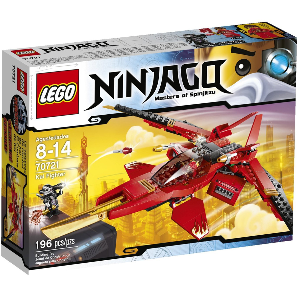 Bộ lắp ráp Máy bay chiến đấu của Kai Lego Ninjago 70721