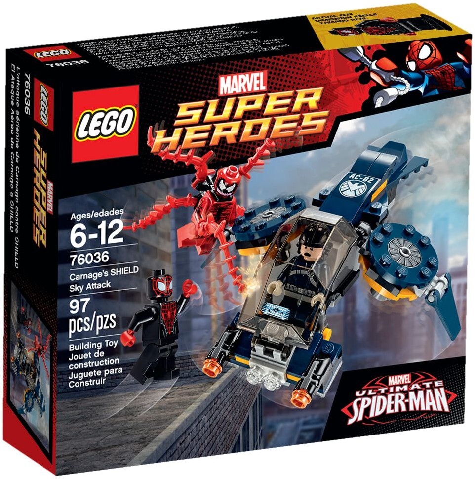 Đồ Chơi Lego Super Heroes 76036 - Cuộc Không Kích Biệt Đội SHIELD Của Carnage