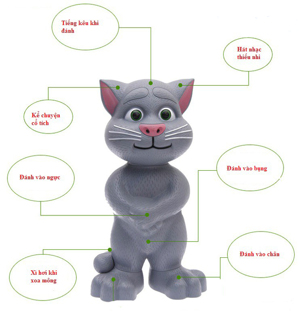Đồ chơi mèo Tom biết hát và kể chuyện