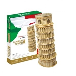 Bộ xếp hình 3D Tháp nghiêng Pisa Cubic Fun MC053h