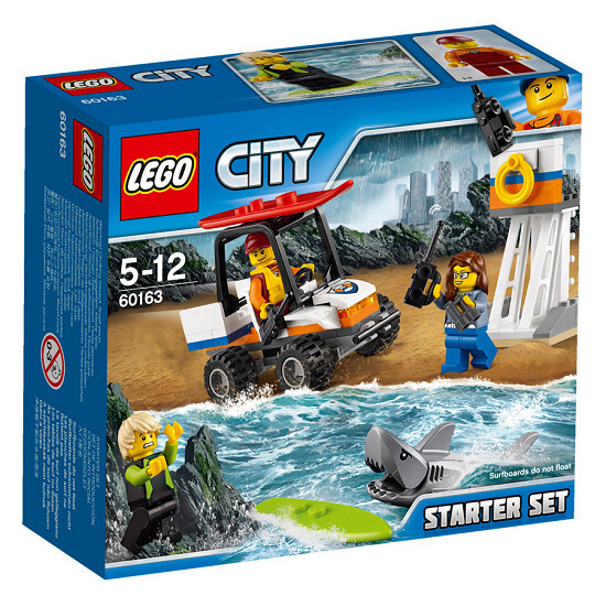 Đồ chơi mô hình Lego City - Bộ cứu hộ biển khởi đầu 60163 (76 mảnh ghép)