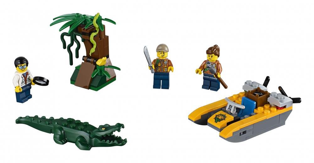 Đồ chơi mô hình Lego City - Bộ thám hiểm rừng xanh khởi đầu 60157 (88 mảnh ghép)