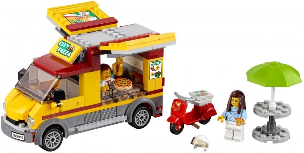 Đồ chơi mô hình LEGO City - Xe pizza 60150 (249 mảnh ghép)