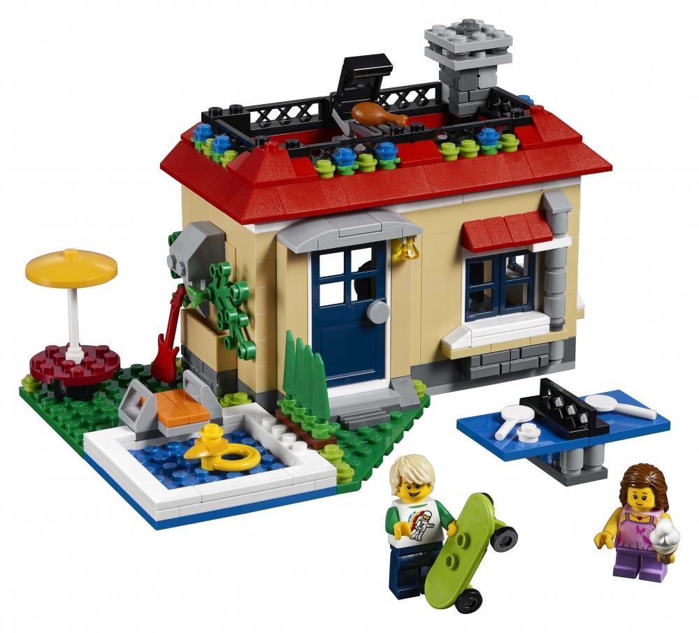 Đồ chơi mô hình Lego Creator – Ngôi nhà nghỉ dưỡng bể bơi 31067 (356 mảnh ghép)