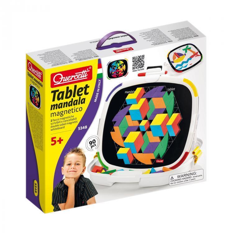 Đồ chơi nam châm khối màu 3D Quercetti Mandala Tablet 5348
