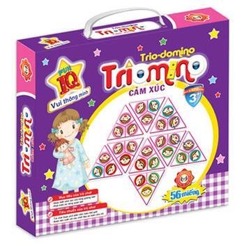 Đồ chơi phát triển IQ Triomino Cảm xúc Fun IQ PT14- Phan Thị (từ 3 tuổi trở lên)
