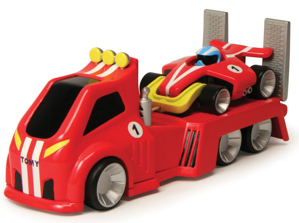 Mô hình xe tải chở xe đua PTL Load Go Racing Car Tomy 71967