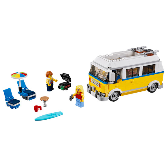 Đồ chơi xe cắm trại bãi biển Lego Creator - 31079 (379 chi tiết)