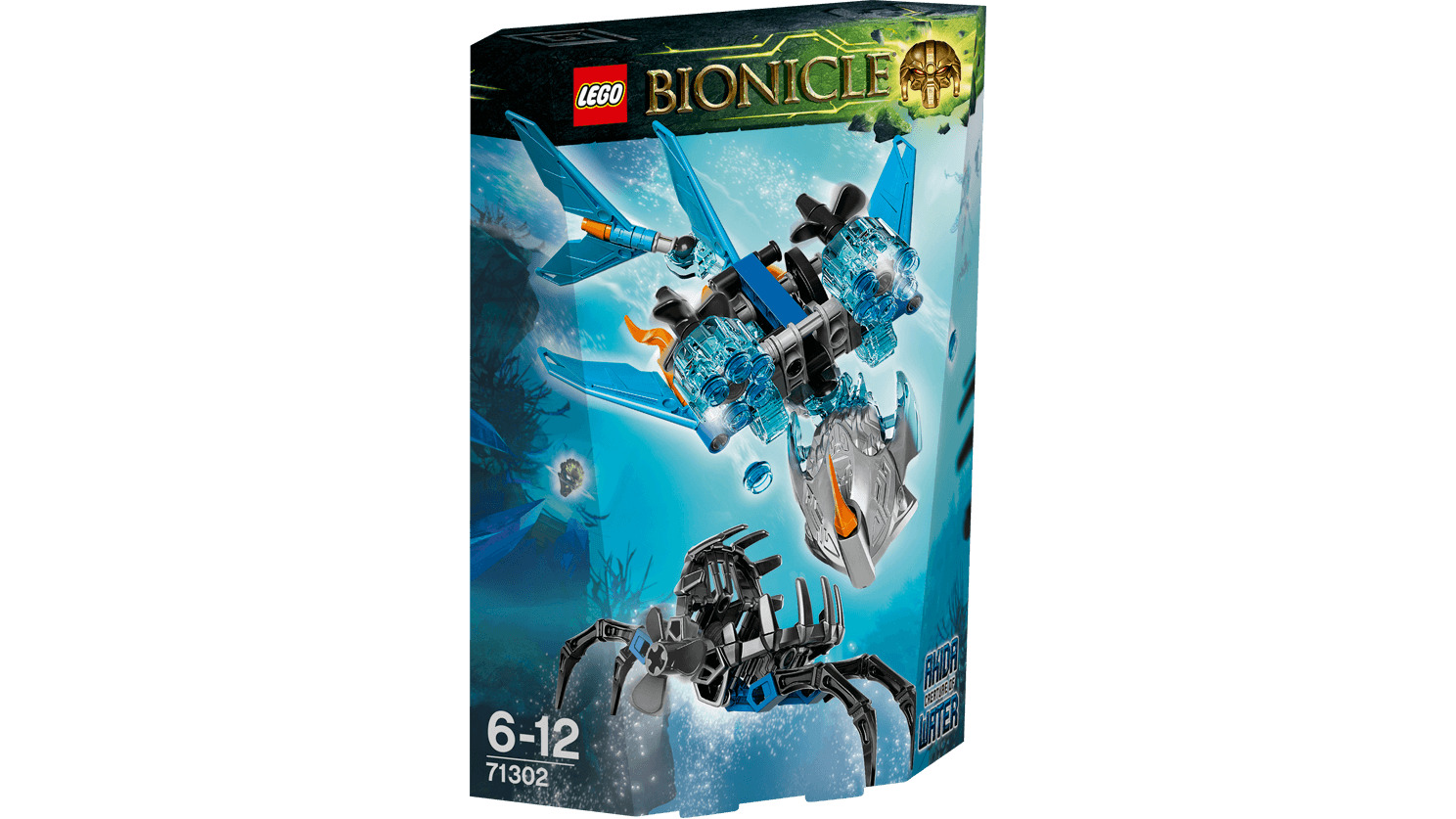 Đồ chơi xếp hình Lego Bionicle 71302 - Akida - Sinh vật nước