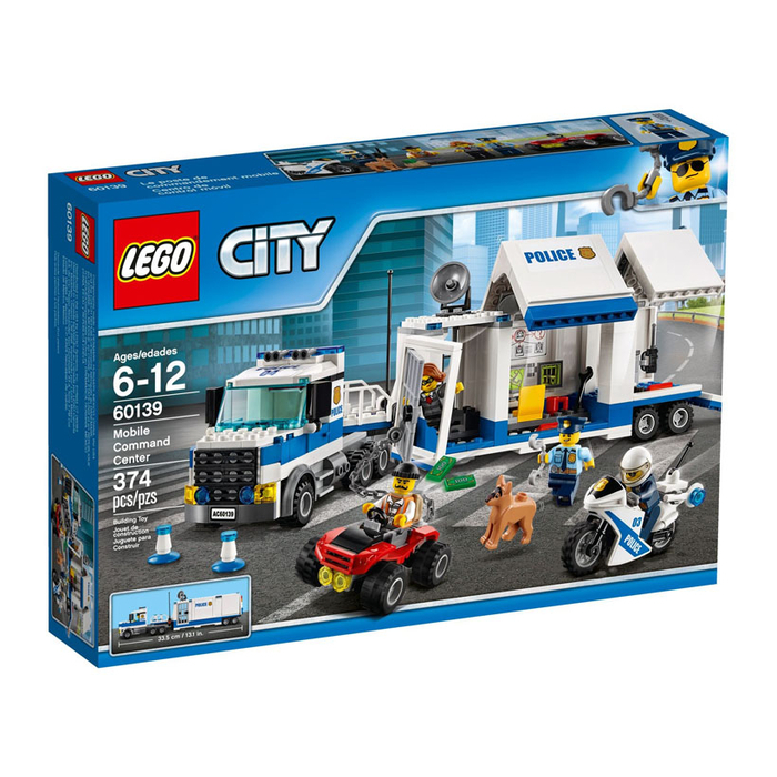 Đồ chơi xếp hình Lego City 60139 - Trung Tâm Chỉ Huy Cơ Động