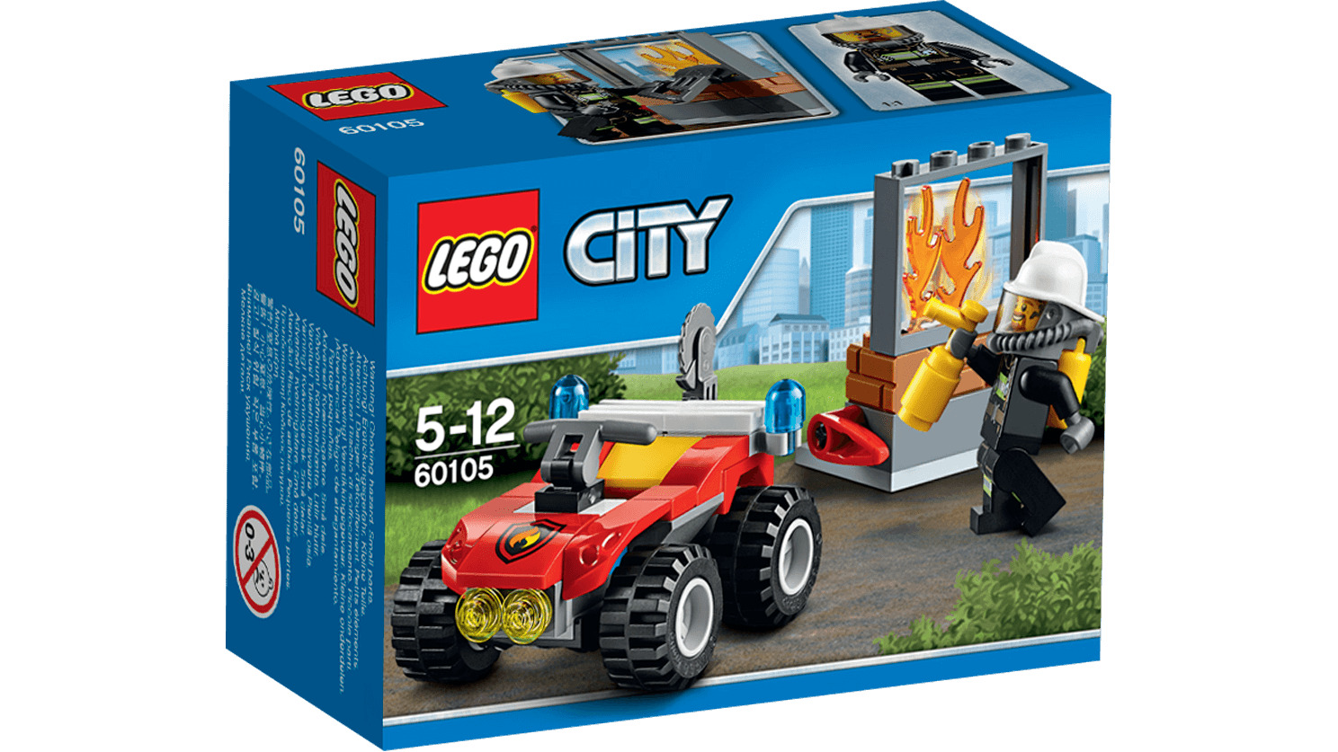 Đồ chơi xếp hình Lego City 60105 - Xe cứu hỏa cơ động