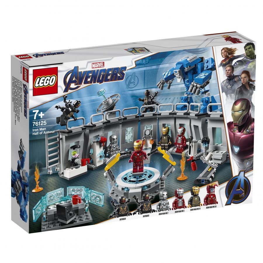 Đồ chơi xếp hình Lego Marvel Supeheroes - Phòng giáp sắt của Iron Man 76125