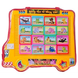 Đồ chơi xếp hình Nhựa Chợ Lớn số 151 M1229-LR151 Bé học tiếng Việt Hình Thú