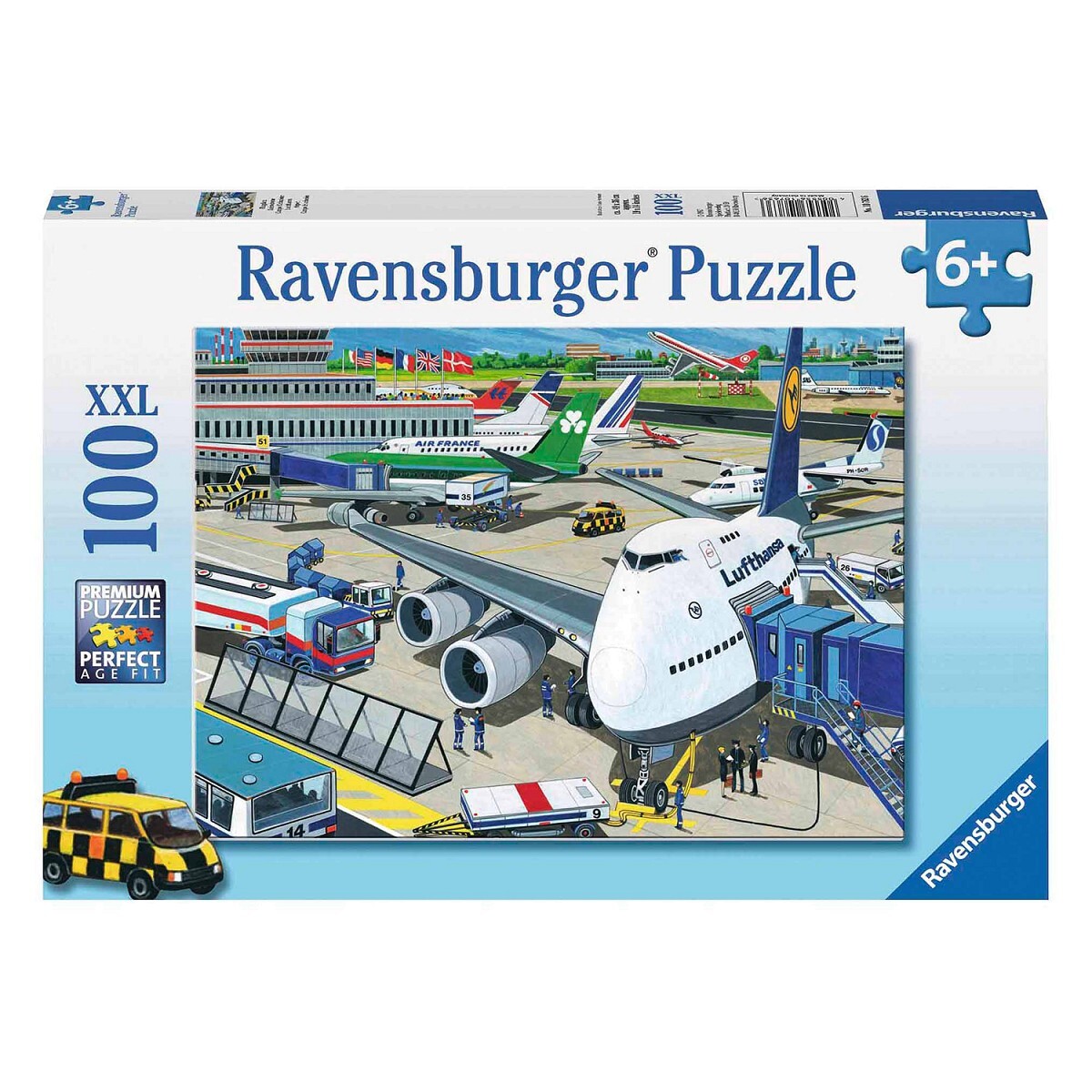 Đồ chơi xếp hình Puzzle sân bay 100 mảnh - Ravensburger 10763