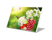 Đồng hồ để bàn Hoa cúc dịu dàng Vicdecor DHB0043