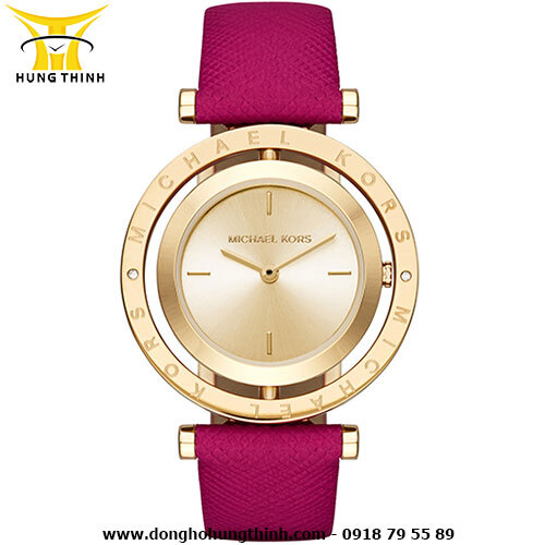 Đồng hồ dây da nữ Michael Kors MK2525