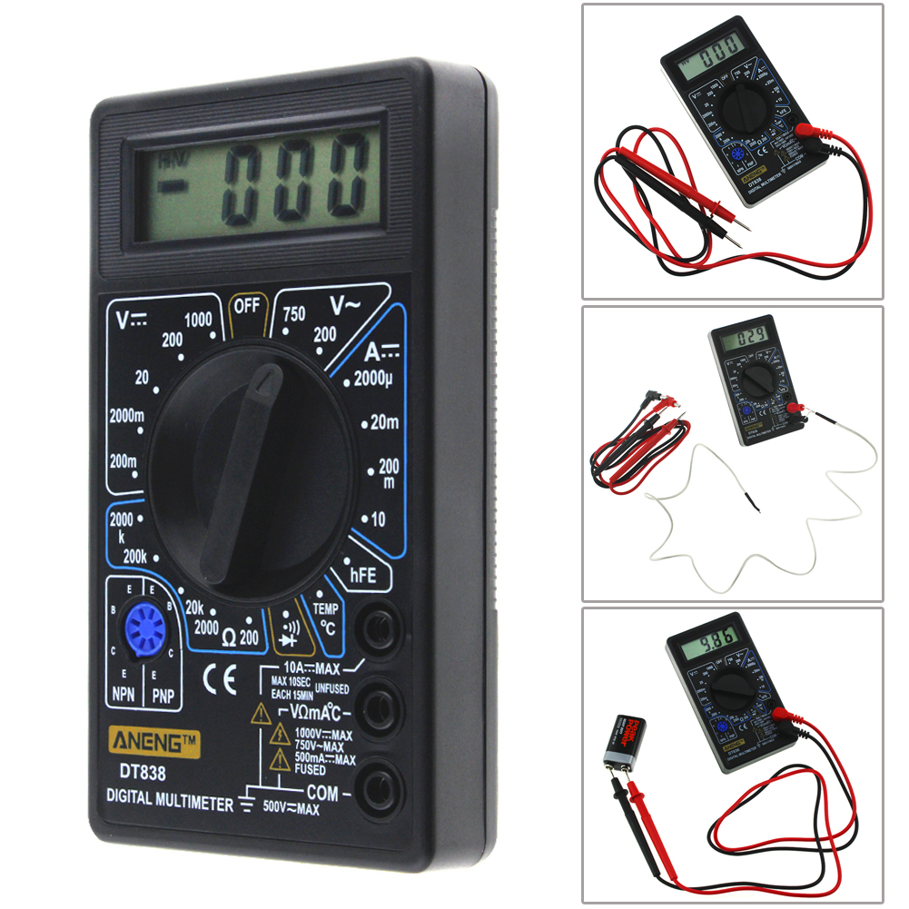 Đồng hồ đo điện vạn năng DT838