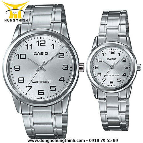 Đồng hồ đôi Casio MTP-V001D-7BUDF và LTP-V001D-7BUDF