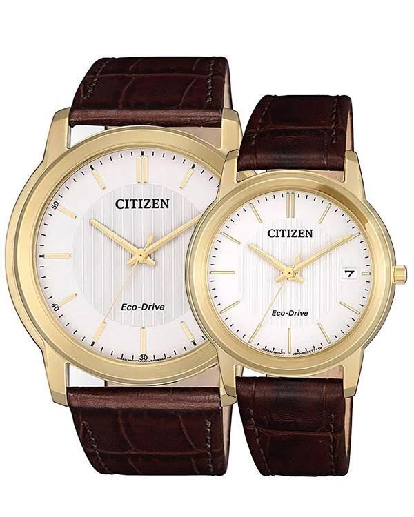 Đồng hồ đôi Citizen AW1212-10A & FE6012-11A